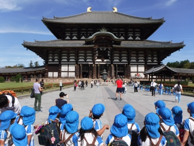 秋のえんそくで奈良東大寺へ